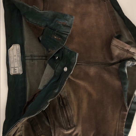 Free People Boho shorts ( lace-up sides) !! - Picture 4 of 5